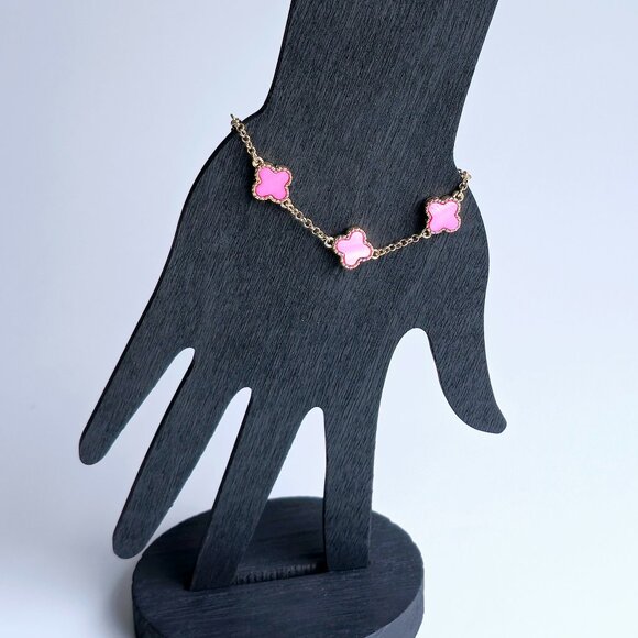 Jewelry - Gold and Pink‎ Bracelet